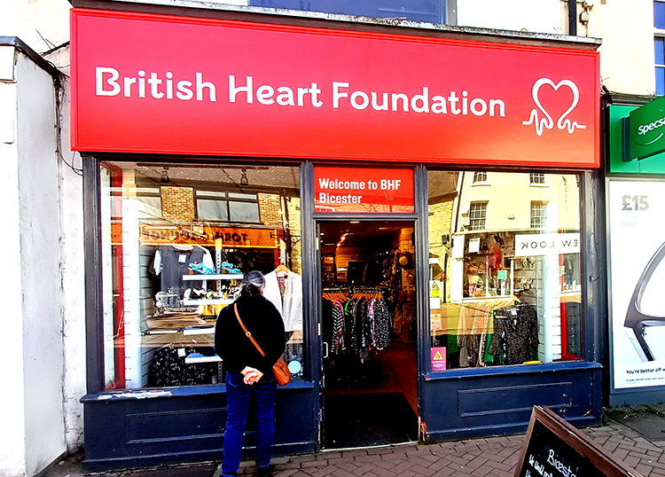 More reasons to visit Bicester on a Friday. The charity shops!