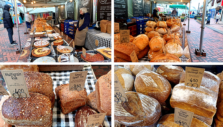 Visit the brown bread bakery at Bicester Market every Friday