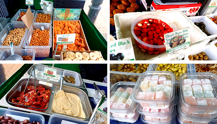 Visit Bicester Market to purchase amazing olives from Raza Olives