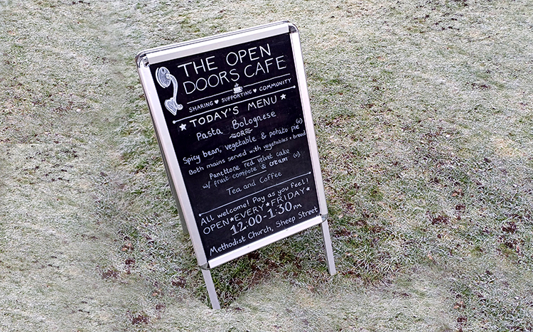 Open Doors Café is back up and running after the festive period