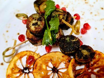 Marinated overnight with go-green spices